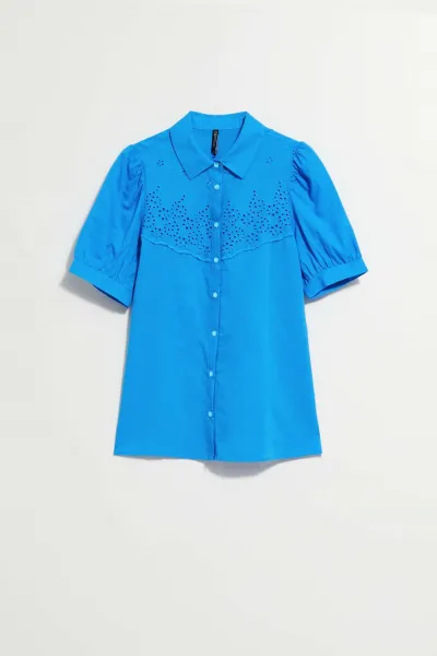 Marisse Women's Shirt L-Ko-4040 Fresh Blue