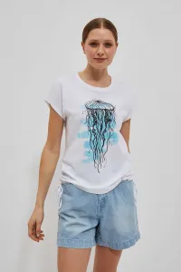 Marisse Women's T-Shirt L-Ts-4094 White