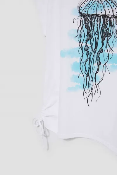 Marisse Women's T-Shirt L-Ts-4094 White