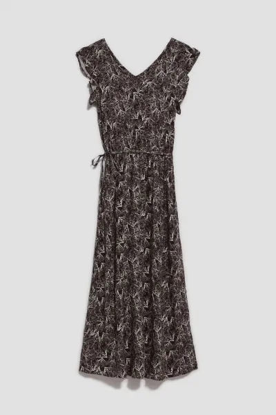 WOMEN'S DRESS L-SU-4036 D.OAK