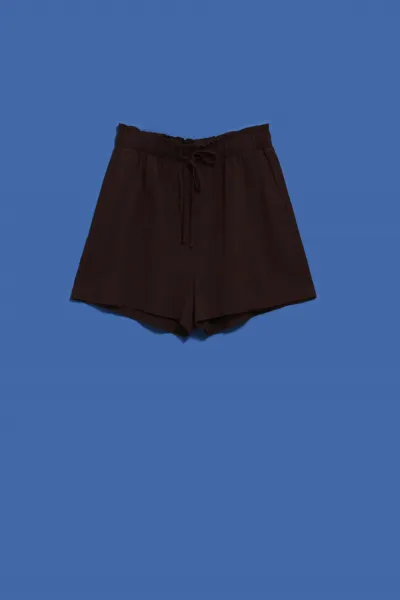 Marisse Women's Shorts L-Sh-4012 D.Oak