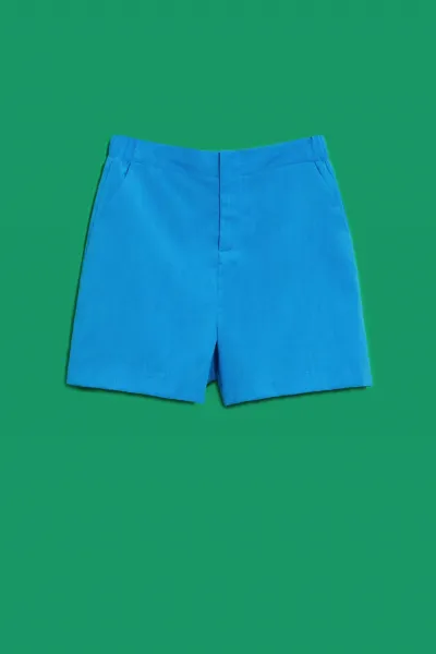 WOMEN'S SHORTS L-SH-4021 FRESH BLUE