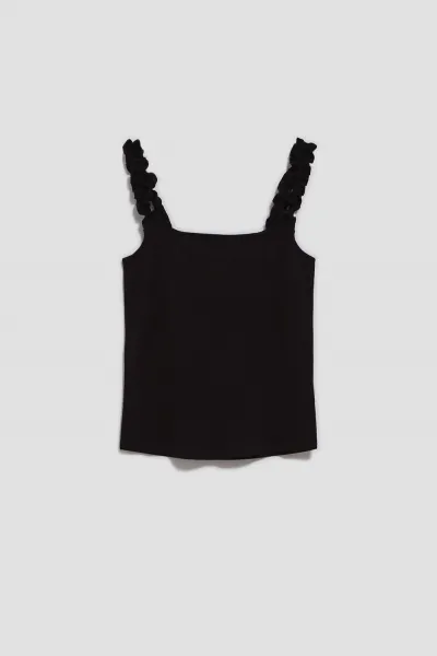 Marisse Women's T-Shirt L-Ts-4067 Black