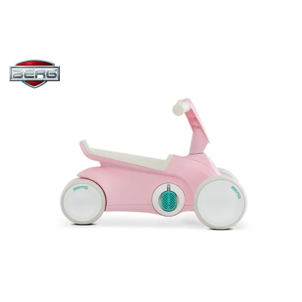 BERG - GO - 2v1, odrážadlo a trojkolka ružové