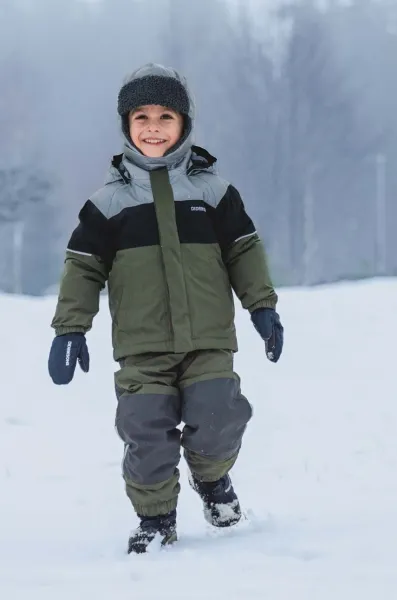 Detská čiapka Didriksons BIGGLES REFL CAP strieborná farba biela