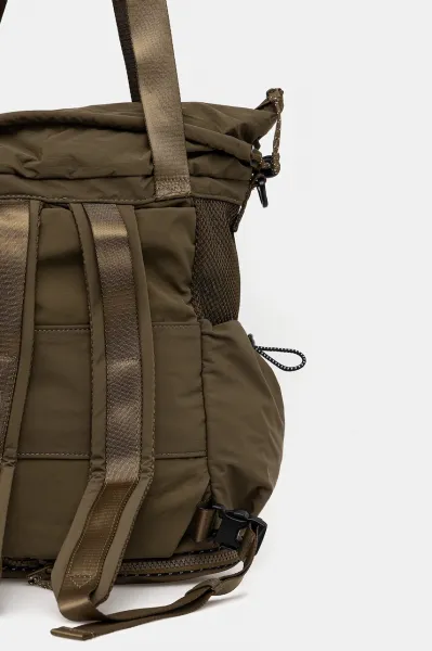 Ruksak Desigual BASIC MODULAR DISCOV dámsky, zelená farba, veľký, jednofarebný, 25WAKY10