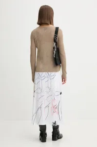 Šaty Desigual KALA zelená farba, midi, áčkový strih, 25WWVK25
