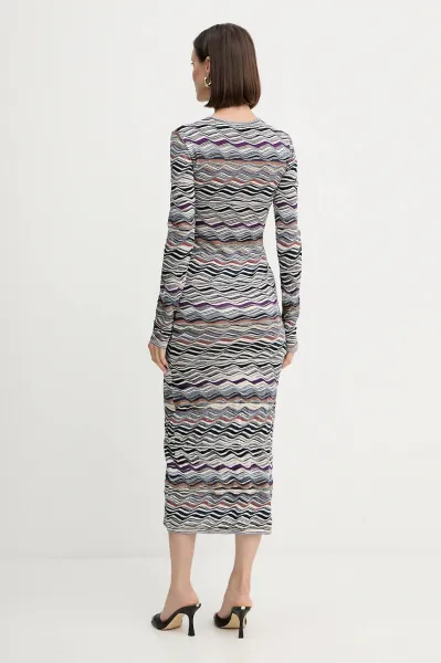 Vlnená sukňa Missoni biela farba, maxi, priliehavé, DS25WG01.BK01C0