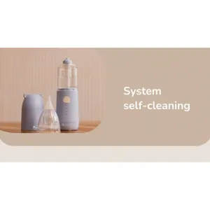 Momini Automatic Irrigator And Aspirator 2 in 1 NanoFlush odsávačka nosných hlienov elektrická 1 ks