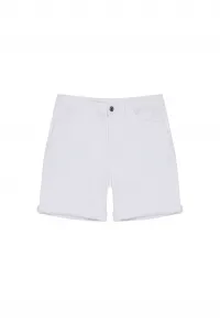 White plain shorts Moodo