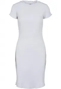Women's T-shirt with ribbing white