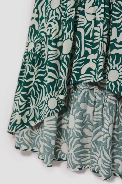 Marisse Women's Dress L-Su-4040 Palm Leaf
