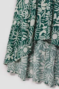 Marisse Women's Dress L-Su-4040 Palm Leaf
