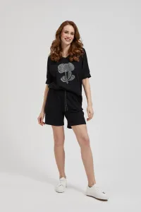 Marisse Women's Shorts L-Sh-4301 Black