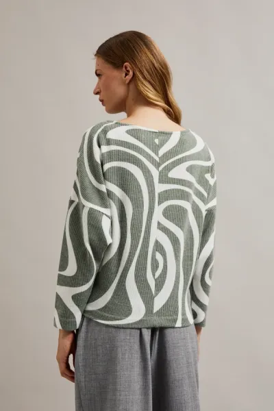 Marisse Women's Sweatshirt Z-Bl-4522 D.Olive