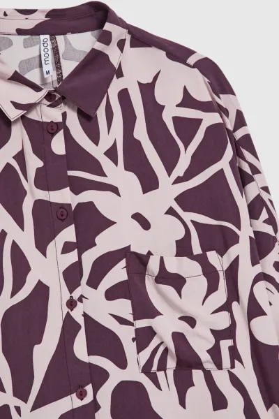 Marisse Women's Shirt Z-Ko-4526 D.Violet