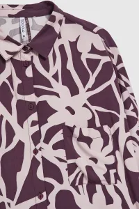 Marisse Women's Shirt Z-Ko-4526 D.Violet