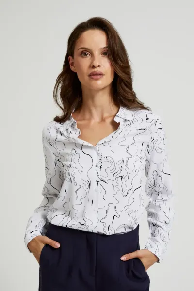 Marisse Women's Shirt Z-Ko-4539 Off White