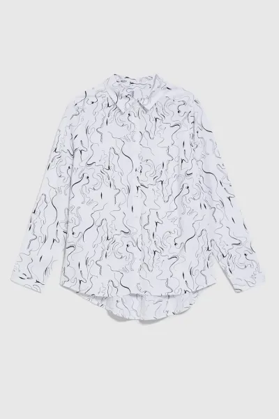 Marisse Women's Shirt Z-Ko-4539 Off White