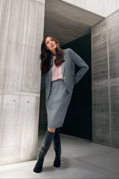 Marisse Women's Jacket Z-Mr-4502 Grey