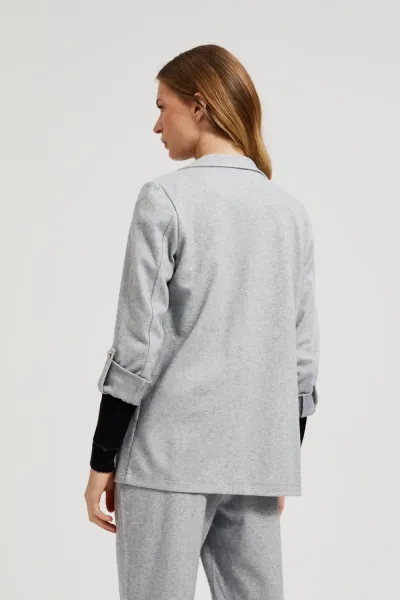 Marisse Women's Jacket Z-Mr-4501 Grey Mel