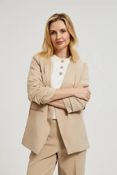Marisse Women's Jacket Z-Mr-4507 Beige
