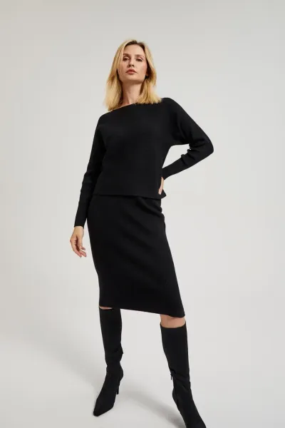 Marisse Women's Skirt Z-Sc-4501 Black