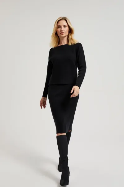 Marisse Women's Skirt Z-Sc-4501 Black