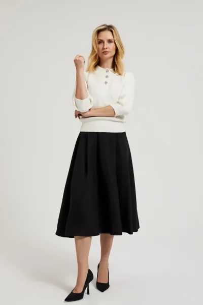 Marisse Women's Skirt Z-Sc-4504 Black