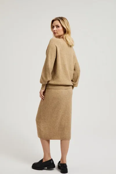 Marisse Women's Skirt Z-Sc-4500 Beige Mel