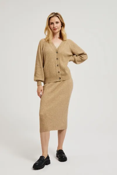 Marisse Women's Skirt Z-Sc-4500 Beige Mel