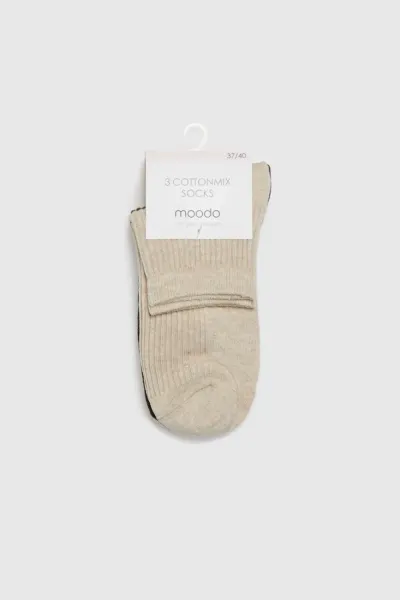 Marisse Women's Socks Z-Sk-4511 L.Beige Mel