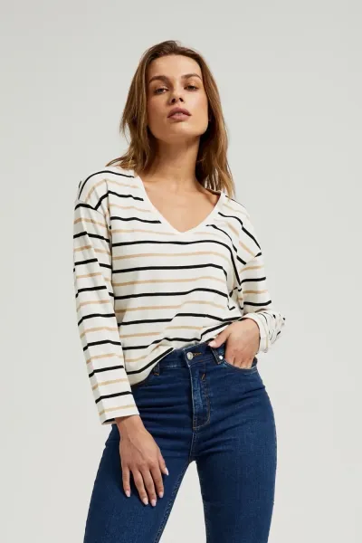 Marisse Women's Blouse Z-Ts-4503 Off White