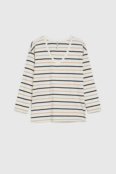 Marisse Women's Blouse Z-Ts-4503 Off White