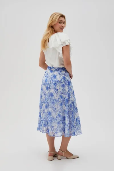 Marisse Women's Skirt L-Sc-4610 L.Blue