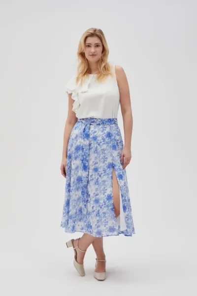 Marisse Women's Skirt L-Sc-4610 L.Blue