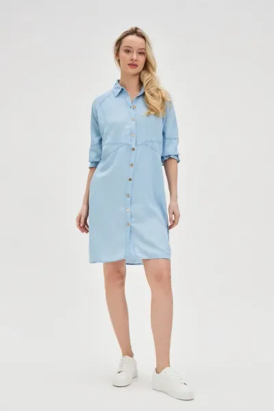 Marisse Women's Dress L-Su-4622 Blue