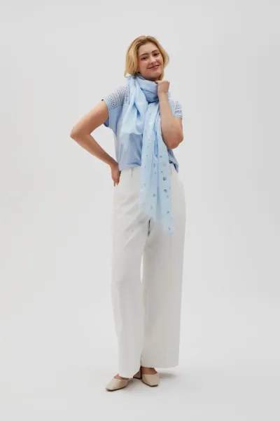 Marisse Women's Scarf L-Sz-4613 L.Blue