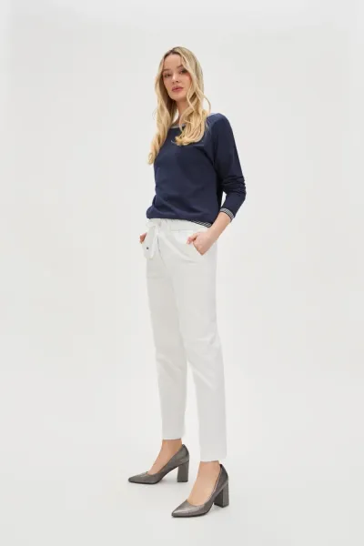 Marisse Women's Blouse L-Ts-4617 Navy