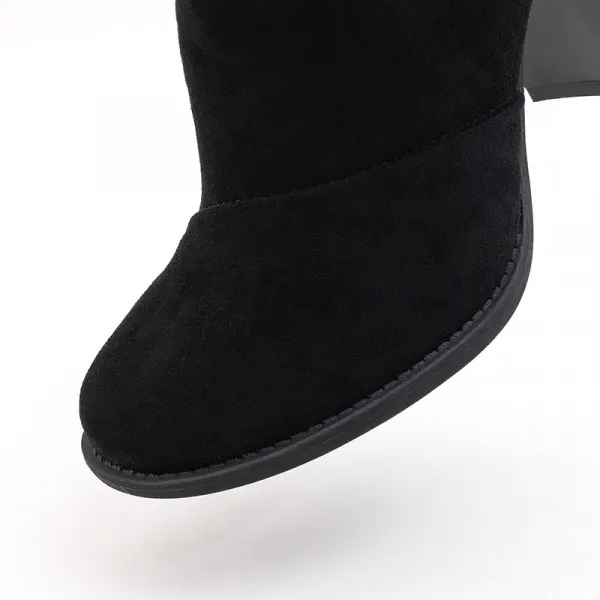 Resti Black women's boots with cutouts Plinara