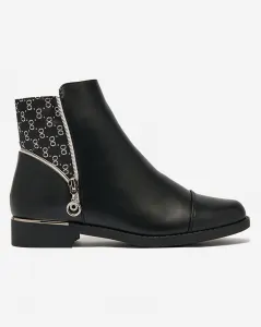 Resti Black women's boots a'la sztyblety Orlaa