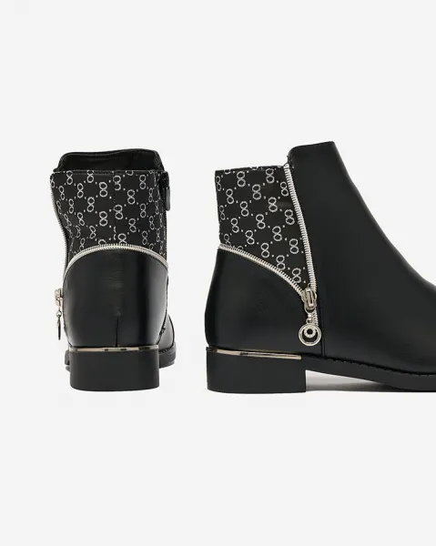 Resti Black women's boots a'la sztyblety Orlaa