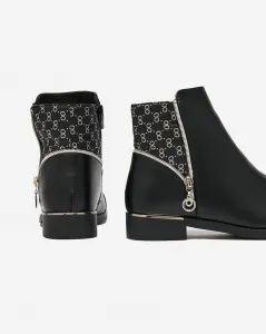 Resti Black women's boots a'la sztyblety Orlaa