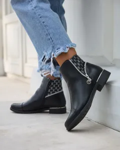 Resti Black women's boots a'la sztyblety Orlaa