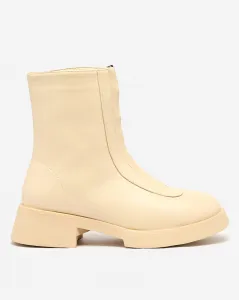 Resti Women's beige Etiuse flat heeled boots