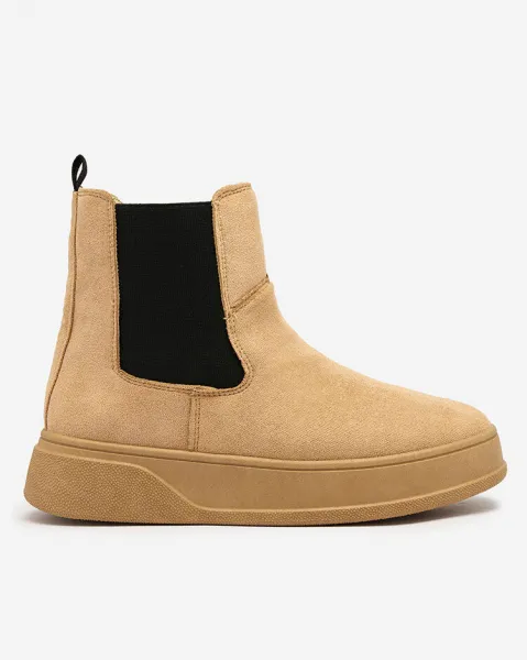 Resti Women's boots a'la snow boots in camel color Uteris