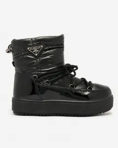 Resti Women's slip-on boots a'la snow boots in black Nevsone