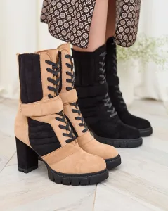Resti Light brown women's insulated Sehhra post boots