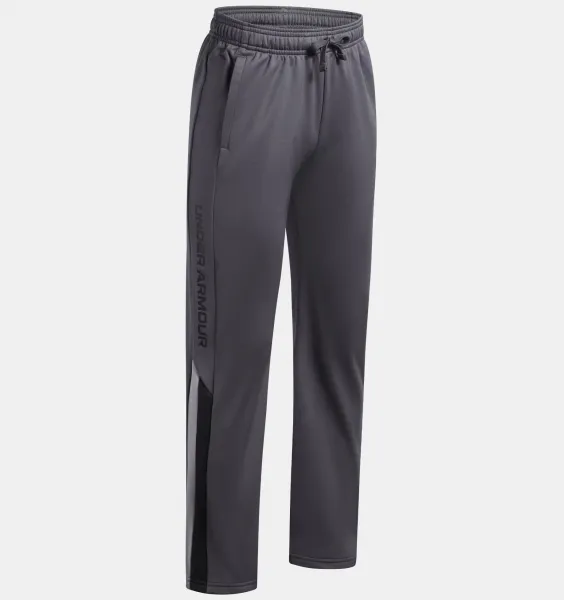 Under Armour BRAWLER 3.0 TAPERED Chlapčenské tepláky, tmavo sivá, veľkosť S