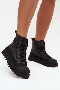 BIG STAR SHOES Vysoké Dámske Tenisky Zateplené Big Star